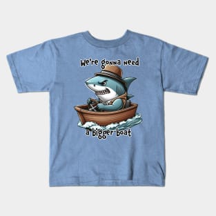 Jaws parody - we're gonna need a bigger boat Kids T-Shirt